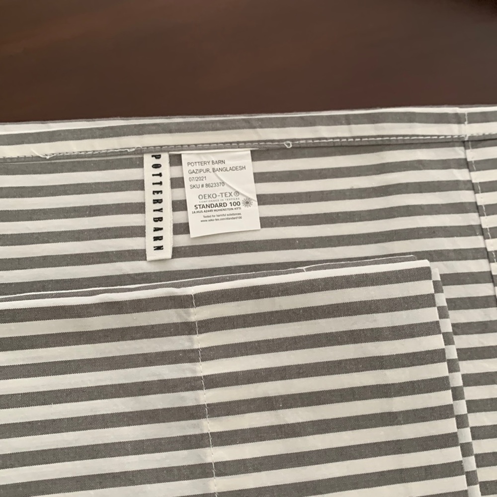 Pottery Barn, like new shower curtain, smoke free environment